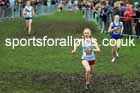 Senior Girls 2024 English Schools Cross Country Champs., Pontefract, March 16th.  Photo: David T. Hewitson/Sports for All Pics